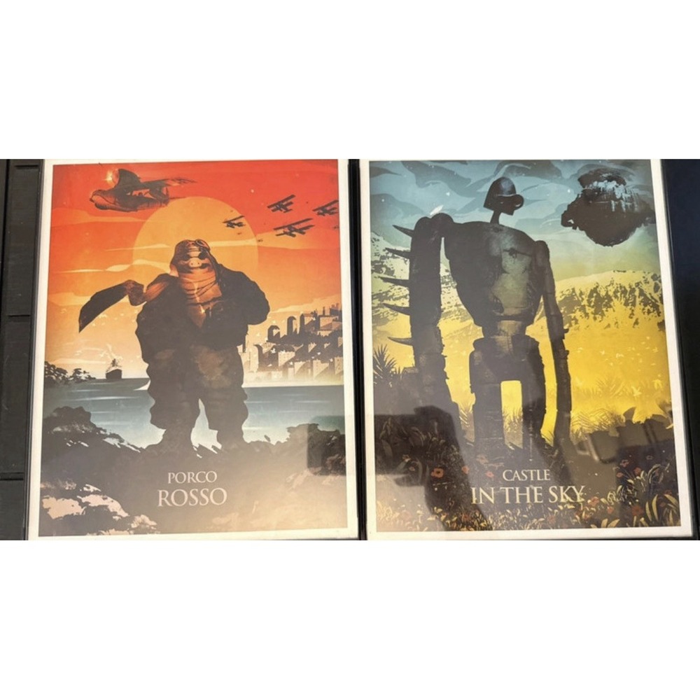 Studio Ghibli 10 Framed 8x10 Anime Posters Set - Picture 5 of 7